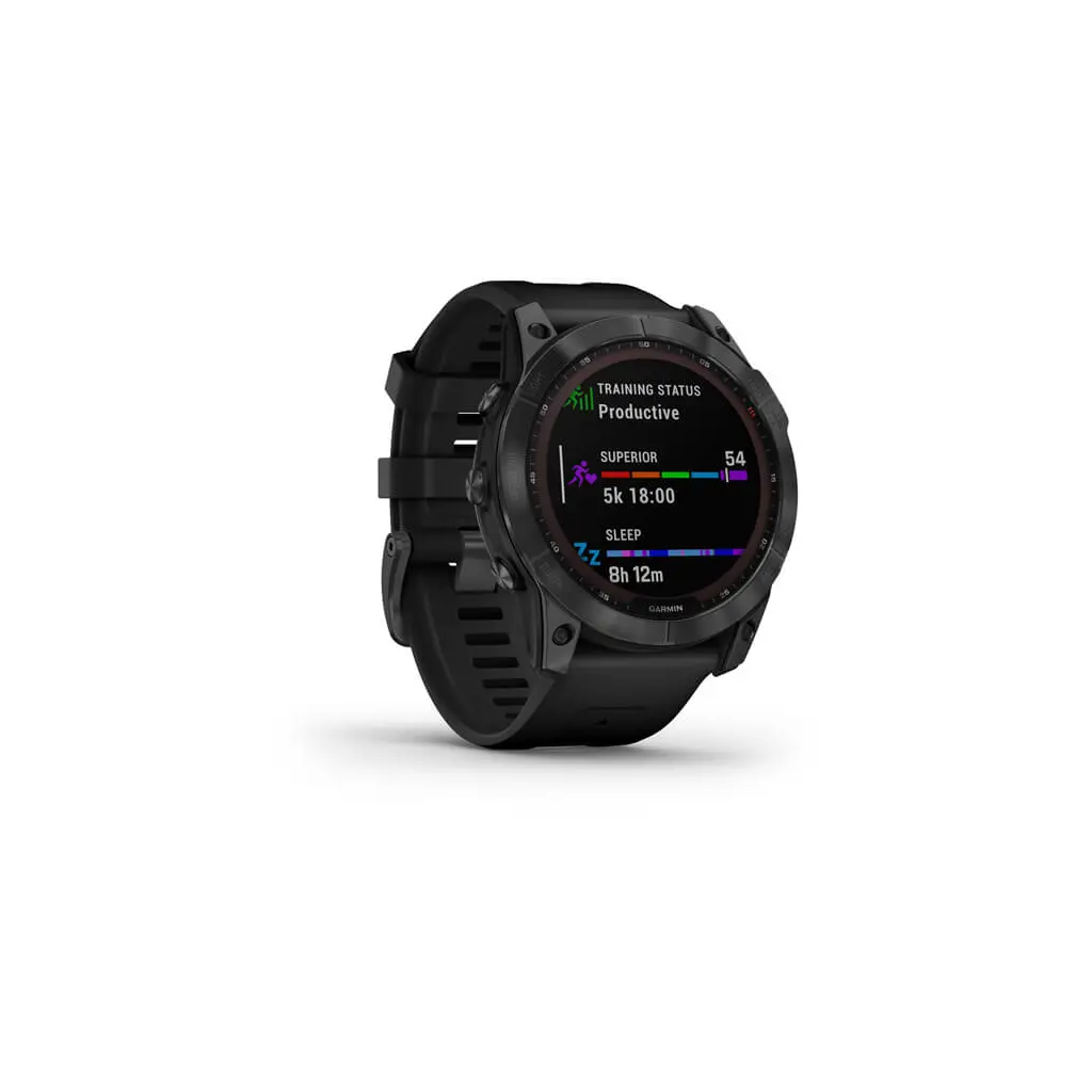 Pametna ura GARMIN Fenix 7X SOLAR temnosiva s črnim pasom-3