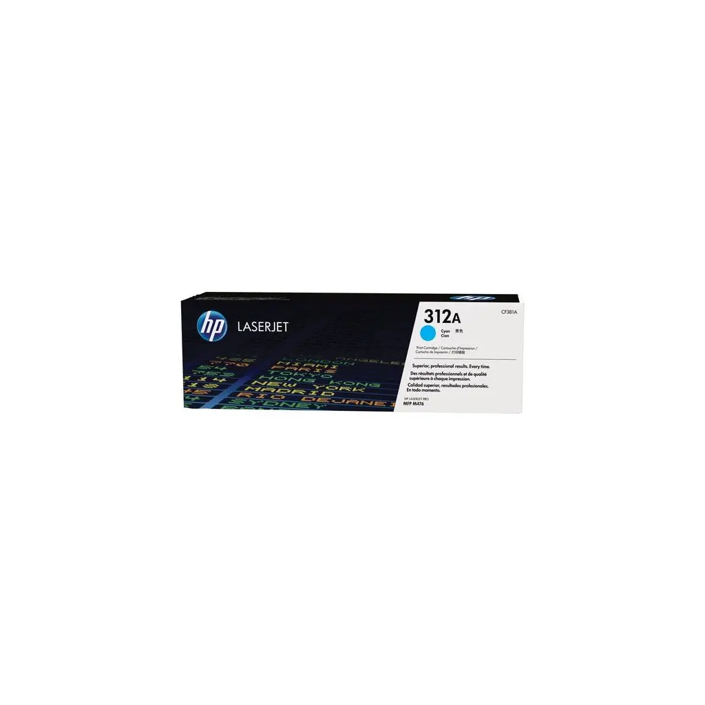 Toner HP CF381A Cyan No.312A original-2