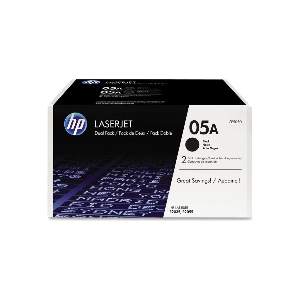 Toner HP CE505D Twin pack Black original-2