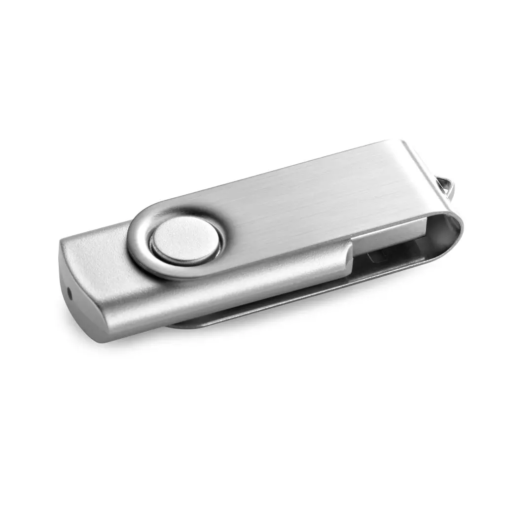 USB 3.0 Flash drive   32GB Twister satin silver-0