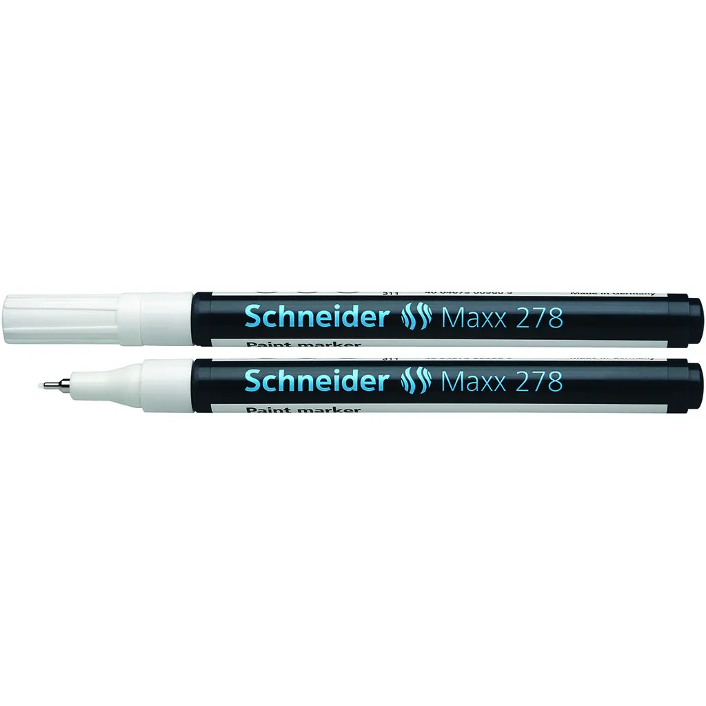 Marker permanentni lakirni 0,8mm Schneider Paint marker Maxx 278 bel-2