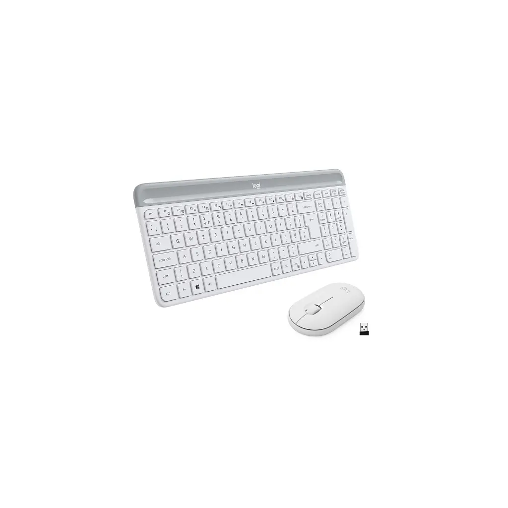 Tipkovnica LOGITECH MK470 Wireless Desktop (tipkovnica+miš) White-1