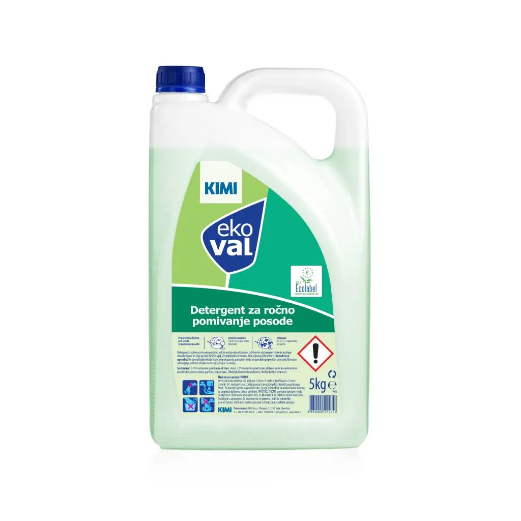 Detergent za ročno pomivanje posode 5kg Ekoval-1