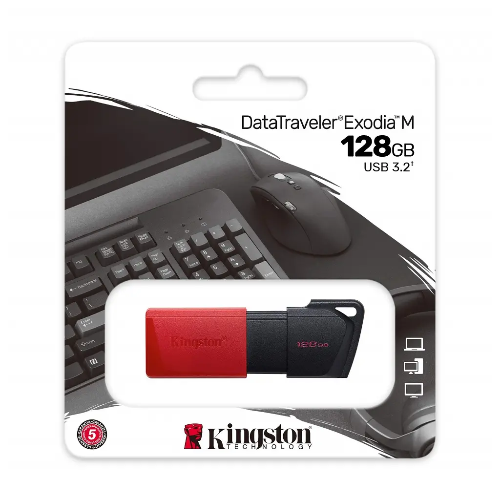 USB 3.2 Flash drive 128GB KINGSTON DataTraveler Exodia M-3