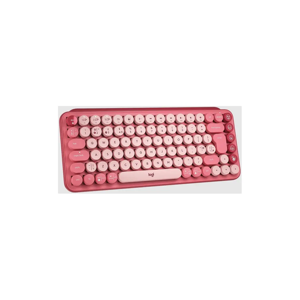 Tipkovnica LOGITECH POP Keys Mechanical w/ emoji key - Heartbreaker Rose-2