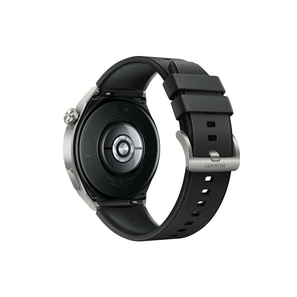 Smart watch HUAWEI GT3 Pro 46mm - Black Fluoroelastomer Strap - Odin-B19S-4