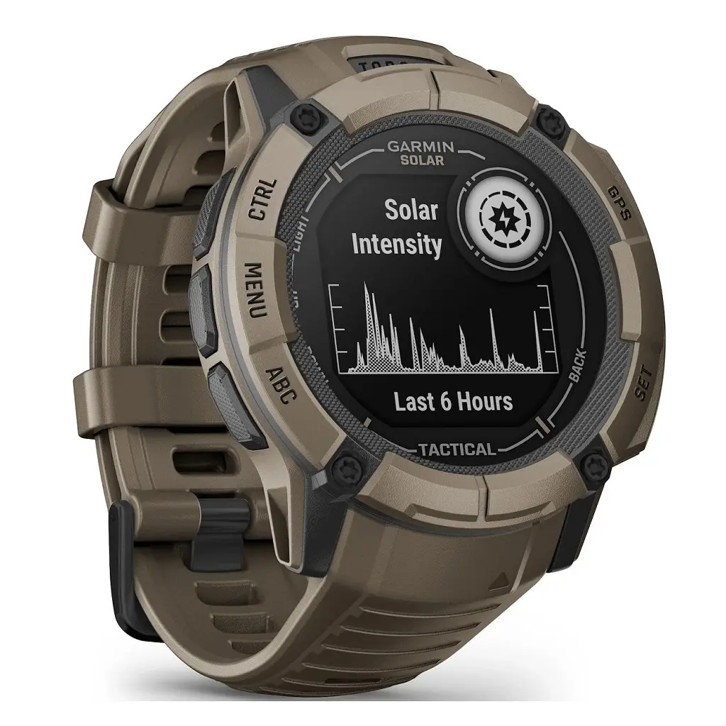 Pametna ura GARMIN Instinct 2X SOLAR Tactical Edition Coyote Tan - 010-02805-02-3