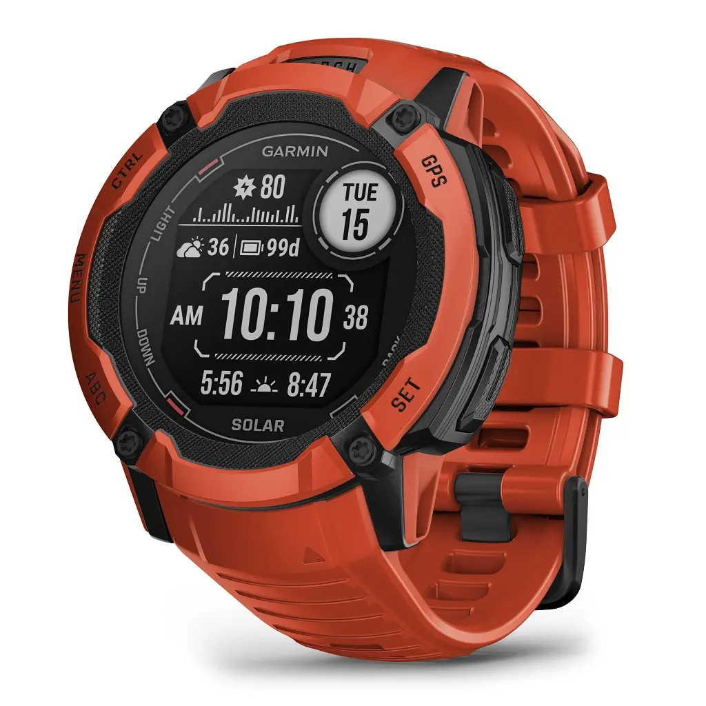 Pametna ura GARMIN Instinct 2X SOLAR Flame Red - 010-02805-01-0