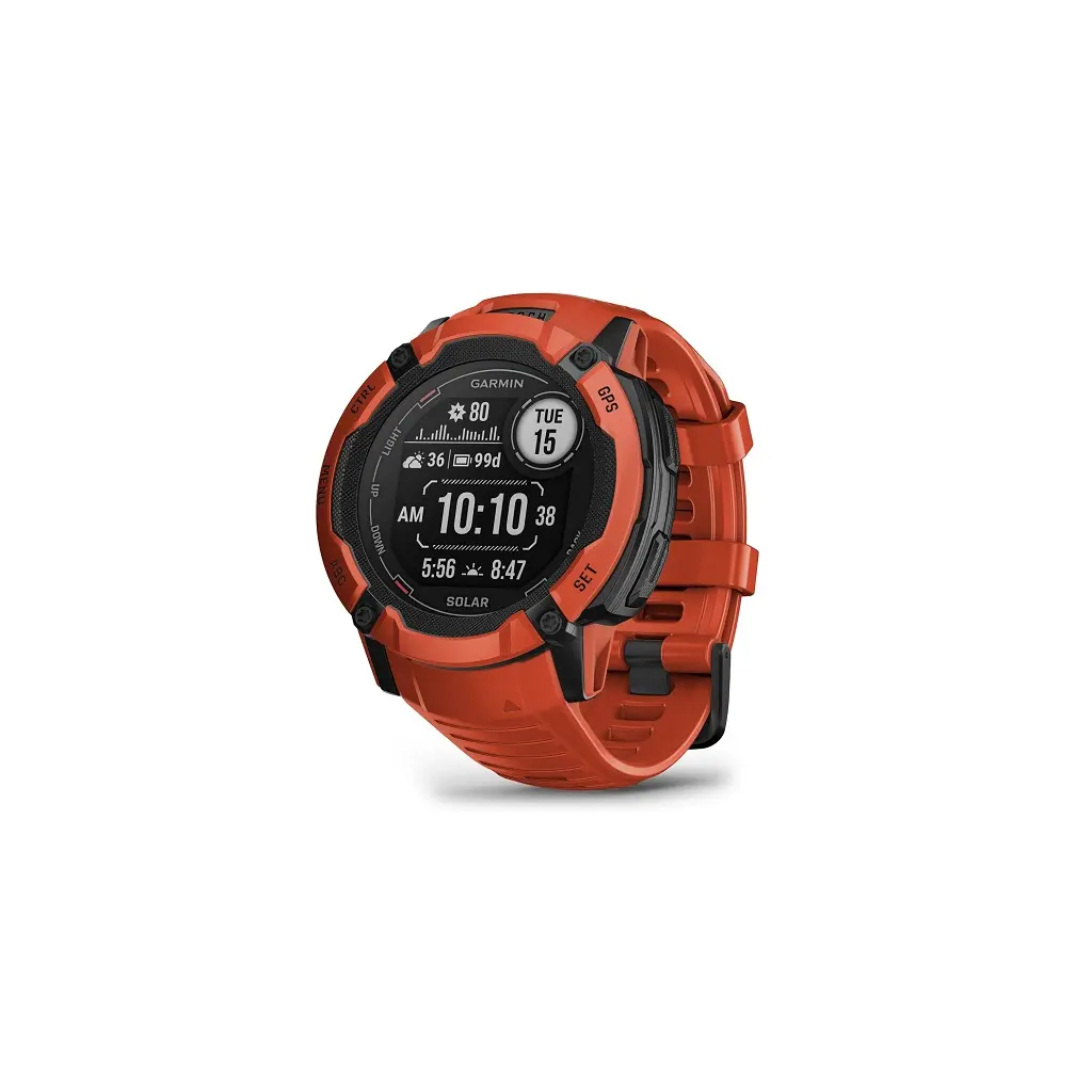 Pametna ura GARMIN Instinct 2X SOLAR Flame Red - 010-02805-01-2