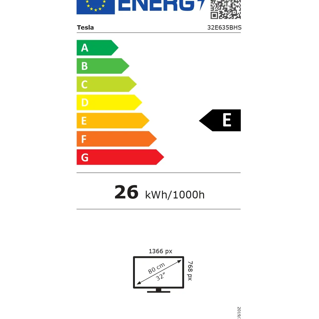 TV TESLA 32E635BHS, LED, 32", 80cm, HD Ready, Android-4