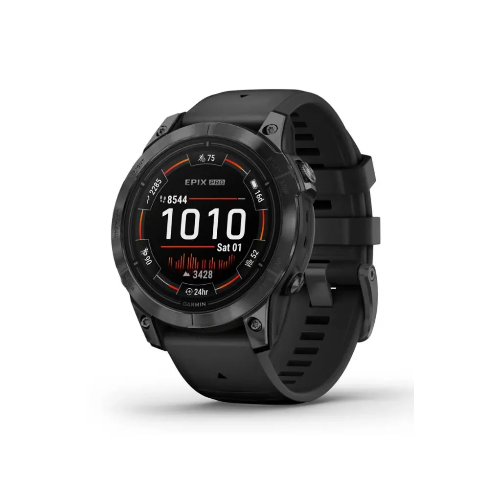 Smart watch GARMIN EPIX Pro Gen2 47mm Tamnosivi s crnim remenom-0