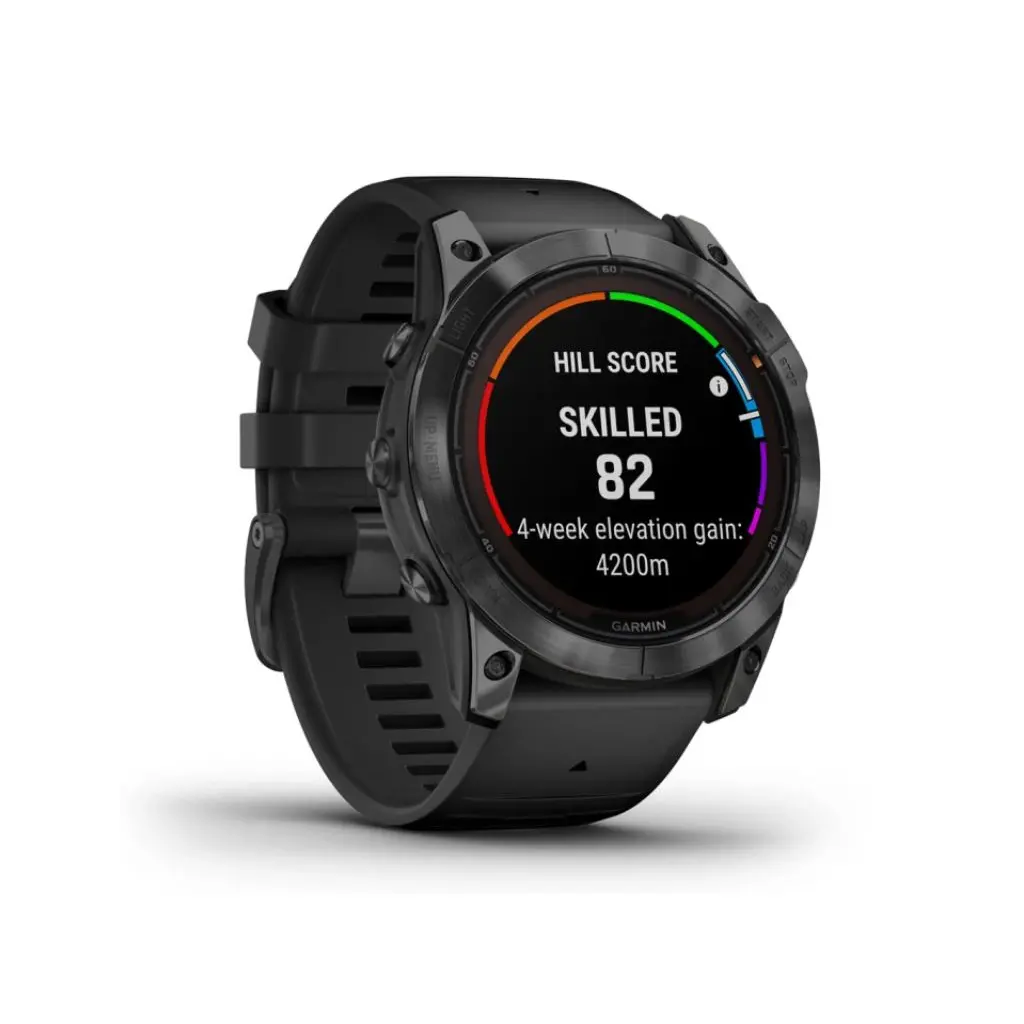 Pametna ura GARMIN Fenix 7X Pro Solar Temno siva s črnim pasom - 010-02778-01-1