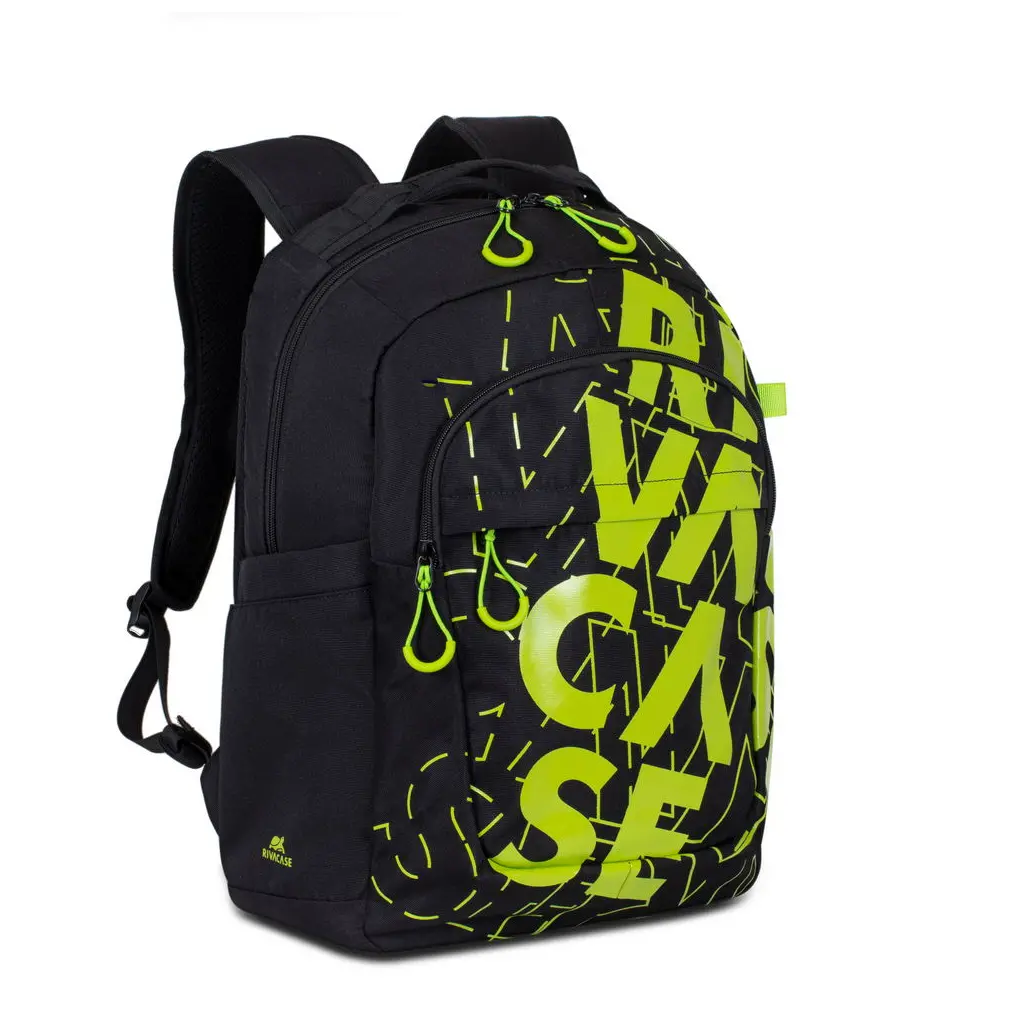 Torba RIVACASE ruksak za notebook 15.6" Heide 5430 black/lime Urban backpack-0