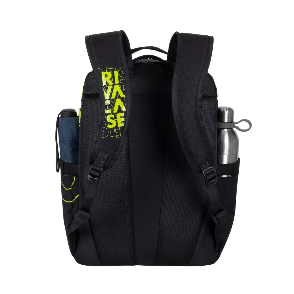 Torba RIVACASE ruksak za notebook 15.6" Heide 5430 black/lime Urban backpack-3