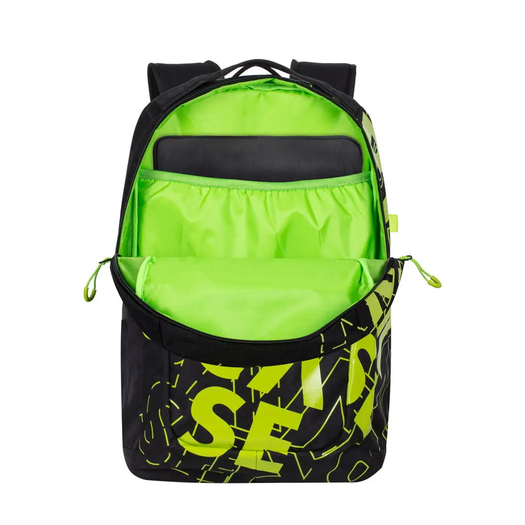 Torba RIVACASE ruksak za notebook 15.6" Heide 5430 black/lime Urban backpack-5