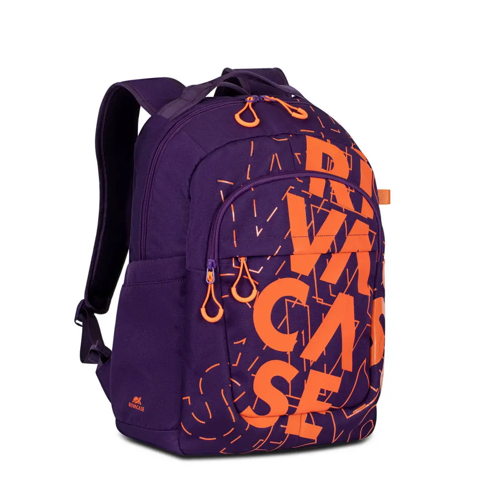 Torba RIVACASE ruksak za notebook 15.6" Heide 5430 violet/orange Urban backpack-0