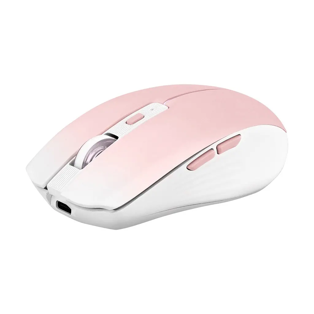 Miška T'nB Wireless-Bluetooth Silent DUAL CONNECT rechargeable - pink-0