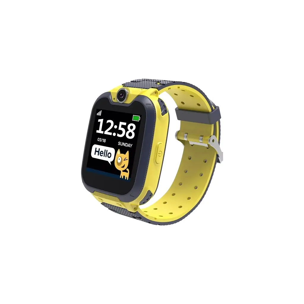 Smart watch CANYON Tony KW-31 Kids 1.54" colorfull screen, rumena- CNE-KW31YB-2