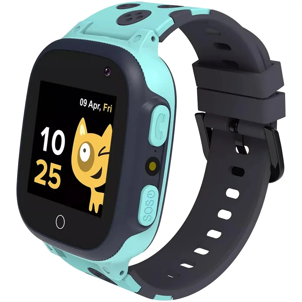 Smart watch CANYON Sandy KW-34 Kids 1.44" colorfull screen, tirkizno modra- CNE-KW34BL-0