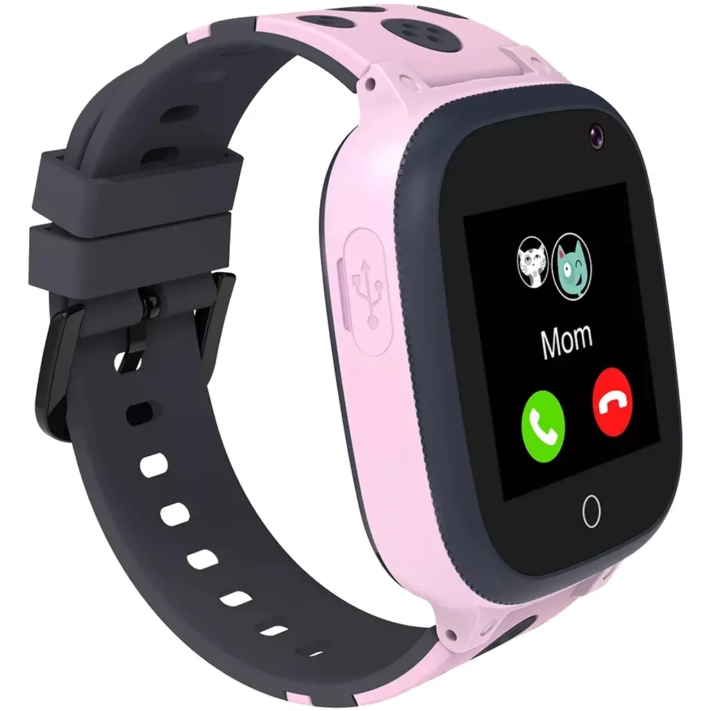 Smart watch CANYON Sandy KW-34 Kids 1.44" colorfull screen, roza - CNE-KW34PP-1