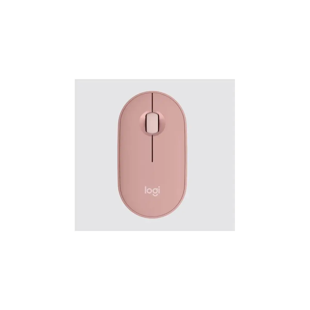 Miška LOGITECH M350s Pebble Mouse 2 Bluetooth - Tonal Rose-1