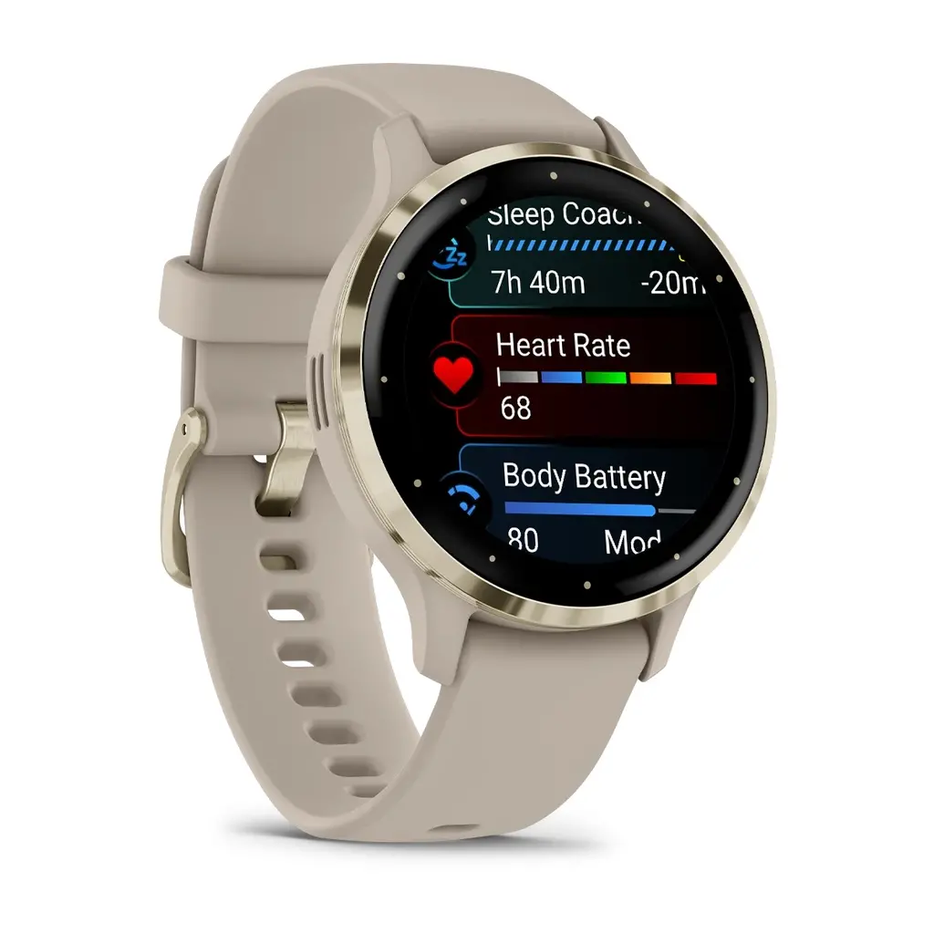 Smart watch GARMIN Venu 3S French Gray Soft Gold-3