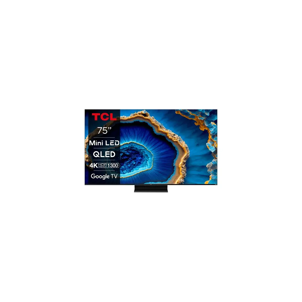 TV TCL 75C805, Mini-LED, QLED, 75", 191cm, UHD, Google TV-2