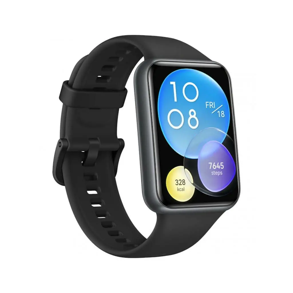 Smart watch HUAWEI Fit 2 Deep Tarnish, Midnight Black Silicone Strap (Yoda-B09S)-3