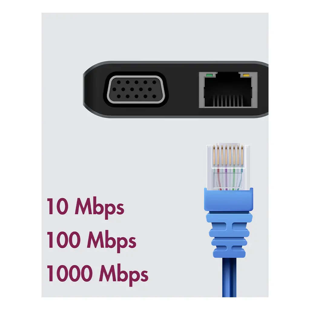 Docking station ICY BOX IB-DK4070-C PD USB-C 3xUSB3.0 USB2.0 2xHDMI VGA SD/micro-1