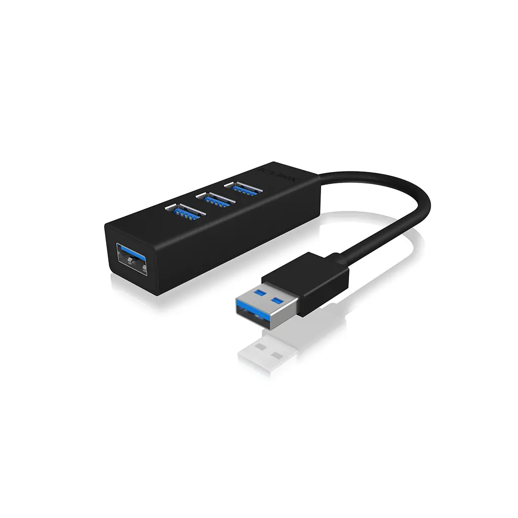 USB HUB 3.0 SBOX IB-HUB1419-U3 eksterni 4 porta crni-0