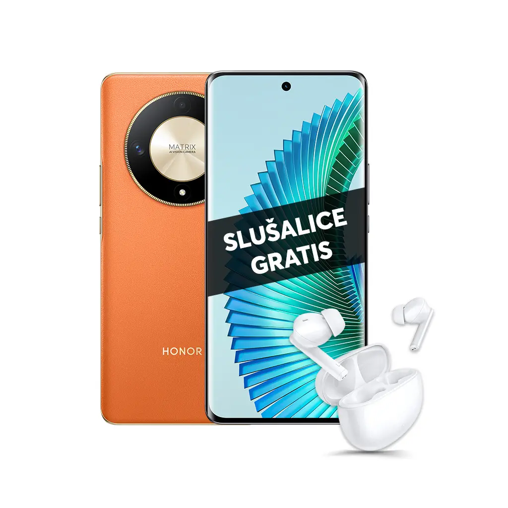 Mobitel HONOR Magic 6 Lite 5G 8GB 256GB DualSIM - Sunrise Orange + HONOR Earbuds-0