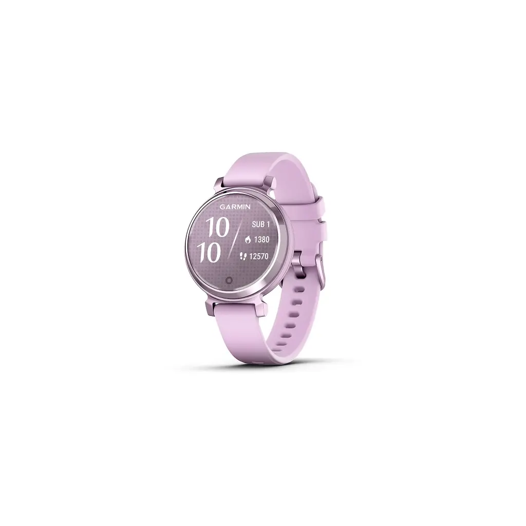 Smart watch GARMIN Lily 2 Metalik-ljubičasti s ljubičastim silikonskim remenom-2