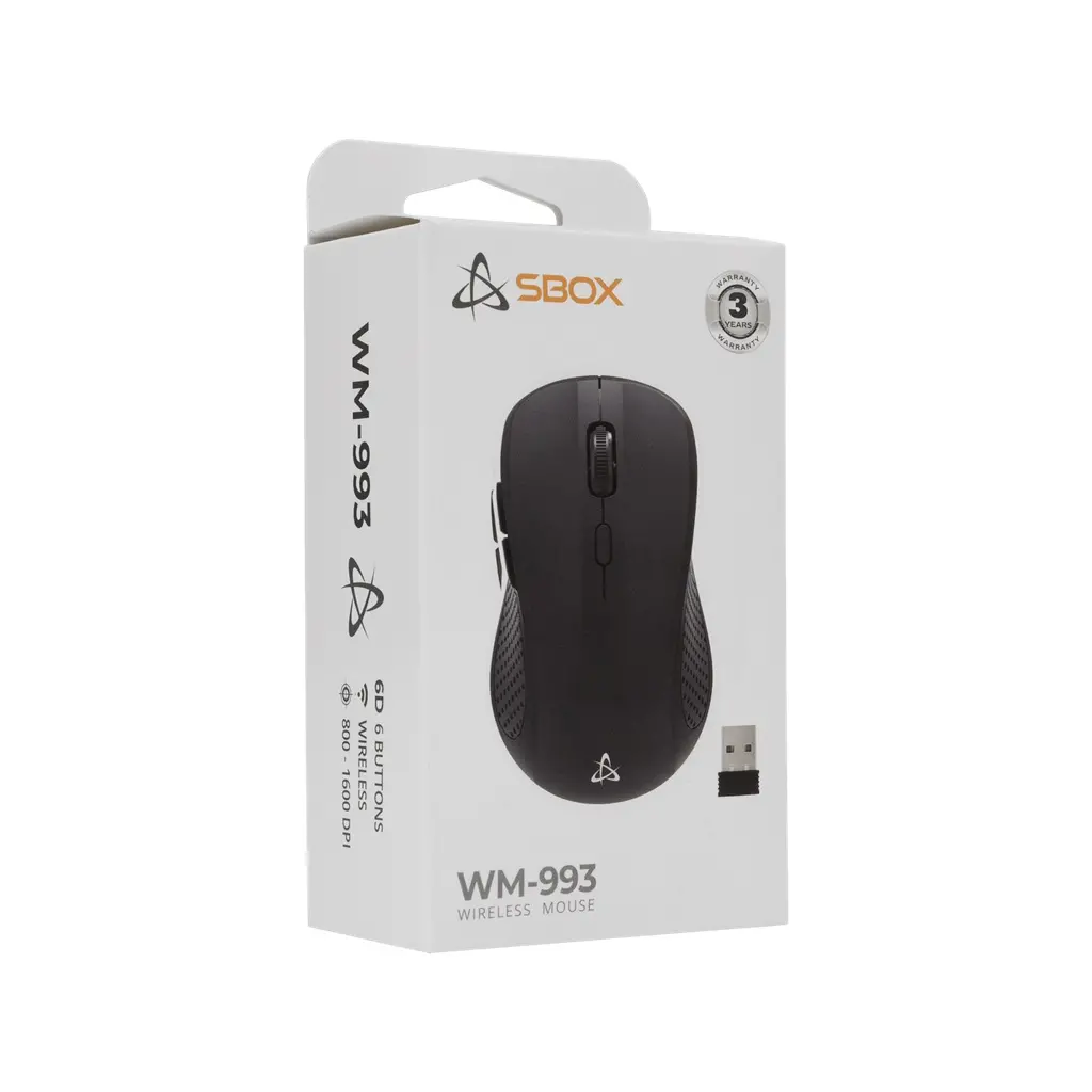 Miška SBOX optična WM-993 Wireless - črna-3