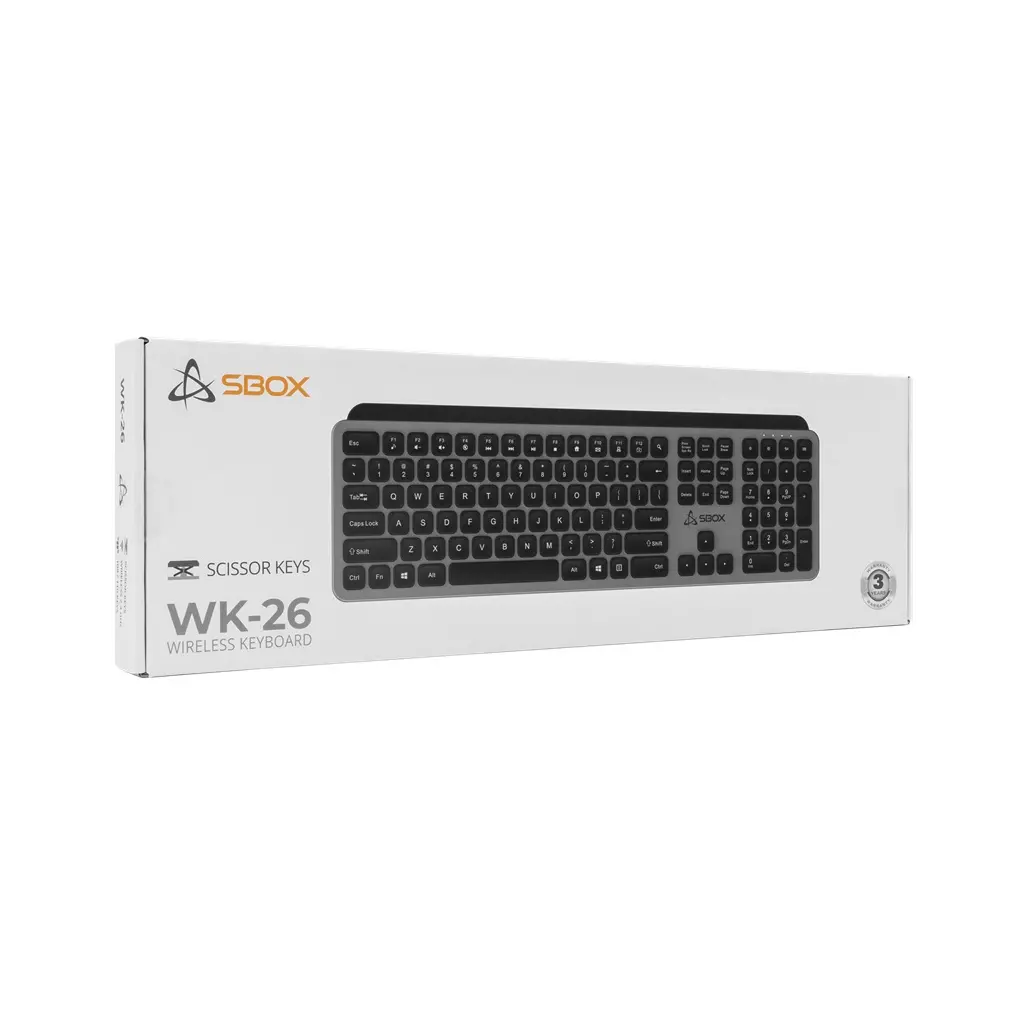 Tipkovnica SBOX WK-26 Wireless HR-5