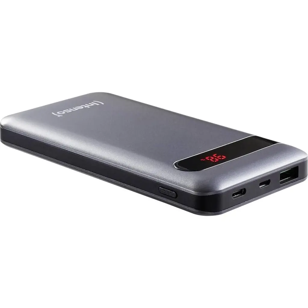 Power Bank 10000mAh INTENSO PD10000 - USB-A + USB-C QC3.0 + kabel USB-C - grey-1