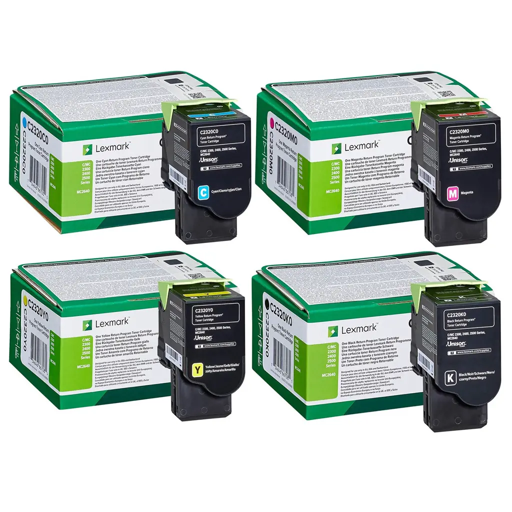 Toner LEXMARK C/MC2325/2425/2535/MC2640 C2320K0 Black original-1