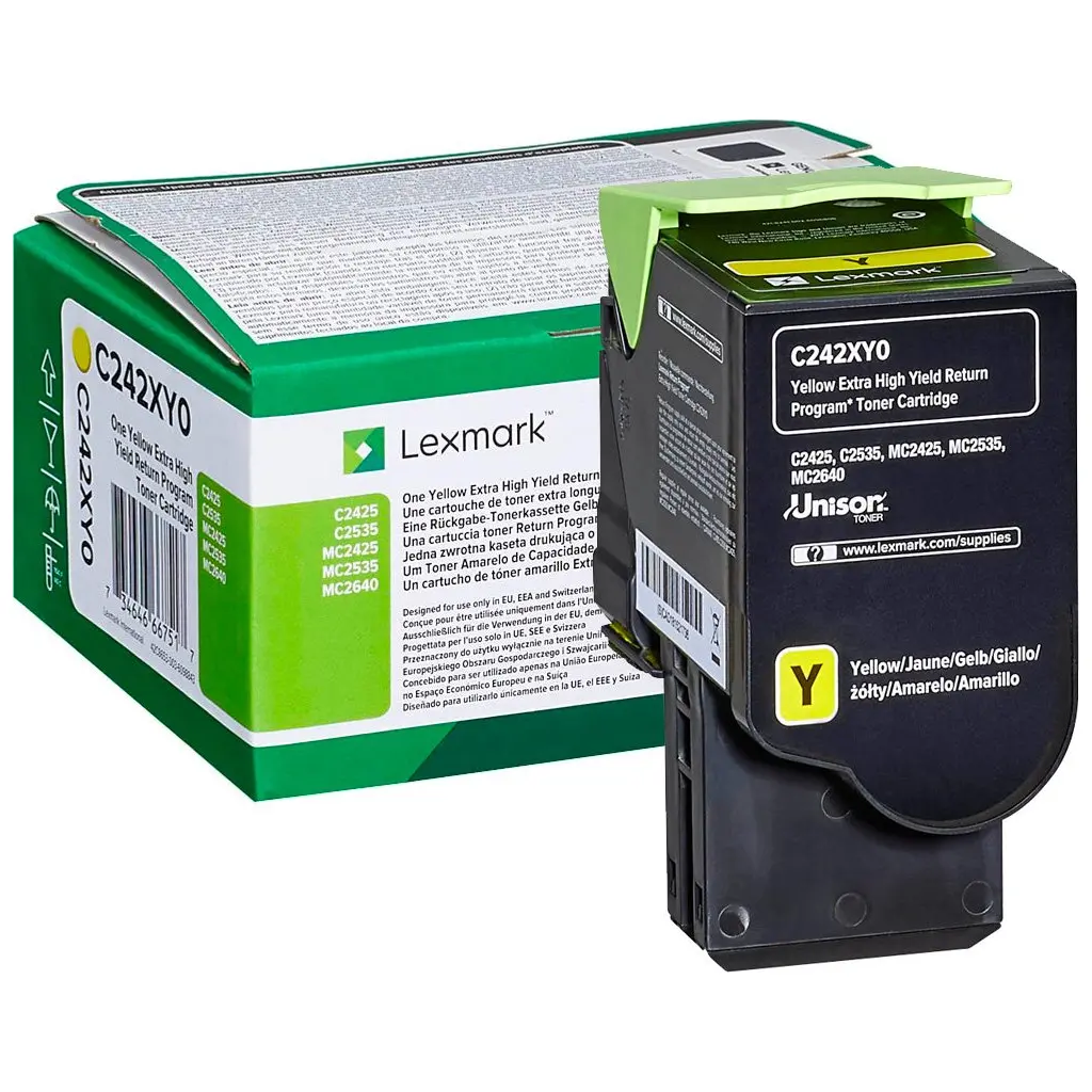 Toner LEXMARK C/MC2425/ 2535/ MC2640 Yellow original-1