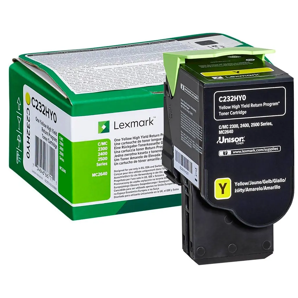 Toner LEXMARK C/MC2325/2425/2535/MC2640 C232HY0 Yellow original-1