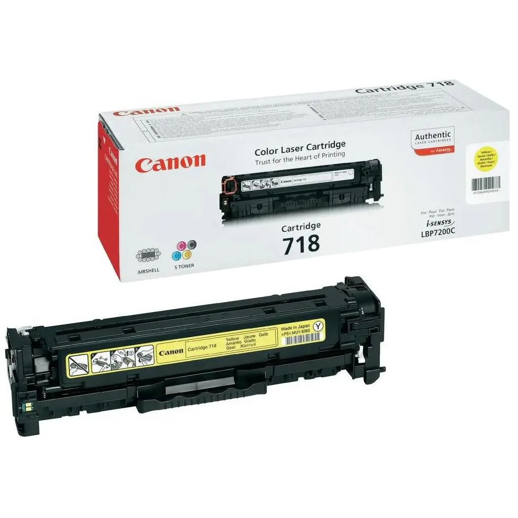 Toner CANON CRG-718 Yellow original-1