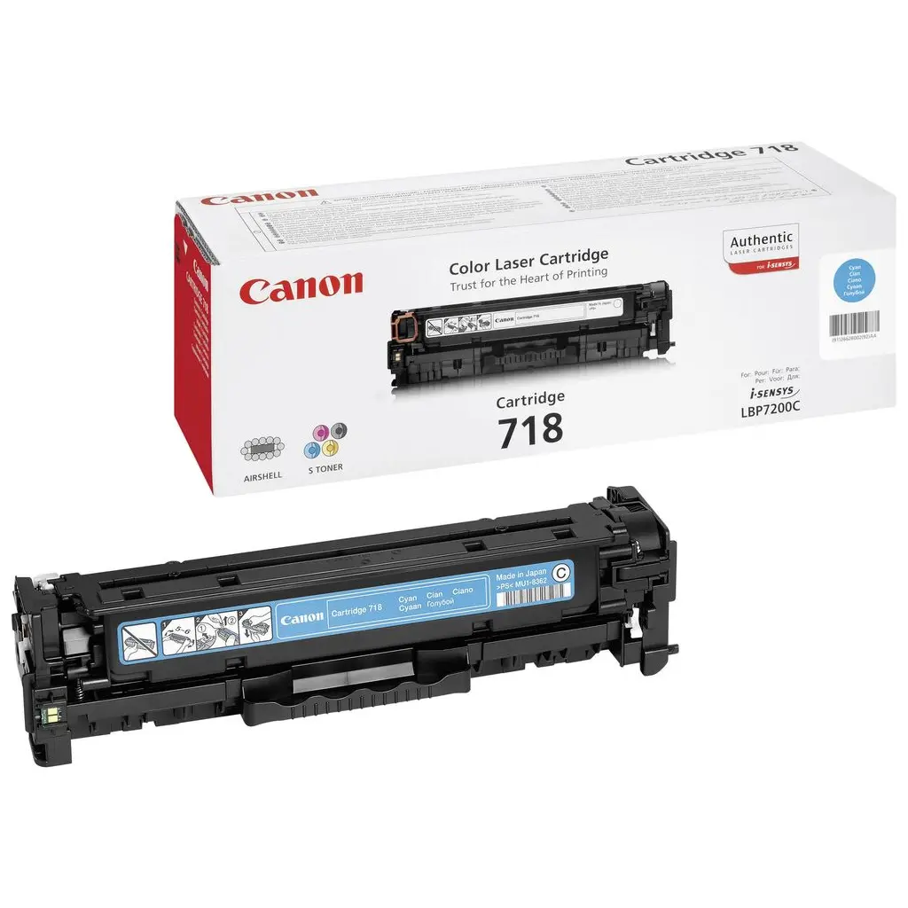 Toner CANON CRG-718 Cyan original-1