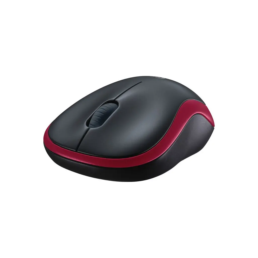 Miška LOGITECH M185 Wireless - Red-1