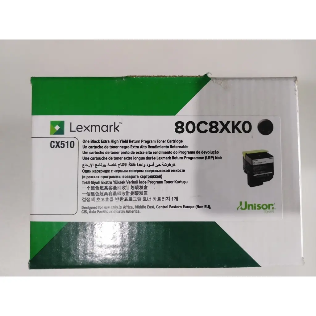 Toner LEXMARK CX510 Black 808XK original-1