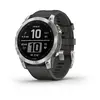 Pametna ura GARMIN Fenix 7 Srebrna z grafitno sivim pasom-1