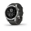 Pametna ura GARMIN Fenix 7 Srebrna z grafitno sivim pasom-0