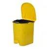 Koš za odpadke s pedalom pvc 17l sort-1