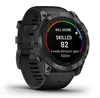 Pametna ura GARMIN Fenix 7X Pro Solar Temno siva s črnim pasom - 010-02778-01-1